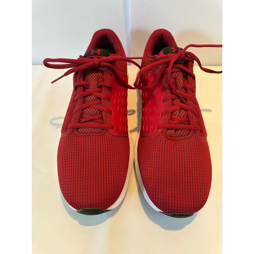 Under Armour Running Shoes Lightweight Athletic Sneakers Red Size 12